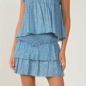 Elan Skirt Smock WB layered Blue